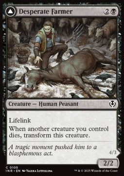 Desperate Farmer // Depraved Harvester - Innistrad Remastered (Common) [INR-105] - JotaCards - Tu Tienda de TCG