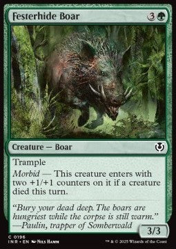 Festerhide Boar - Innistrad Remastered (Common) [INR-196] - JotaCards - Tu Tienda de TCG