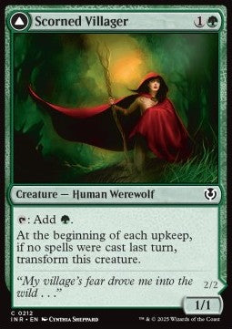 Scorned Villager / Moonscarred Werewolf - Innistrad Remastered (Common) [INR-212] - JotaCards - Tu Tienda de TCG