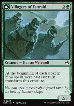 Villagers of Estwald / Howlpack of Estwald - Innistrad Remastered (Common) [INR-224] - JotaCards - Tu Tienda de TCG