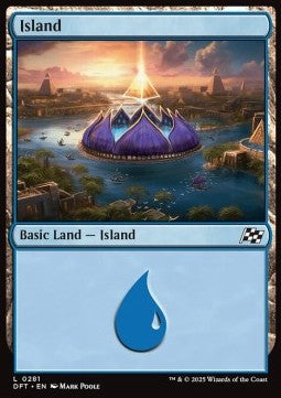 Island (V.2) - Aetherdrift (Land) [DFT-281] - JotaCards - Tu Tienda de TCG