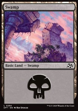 Swamp (V.2) - Aetherdrift (Land) [DFT-284] - JotaCards - Tu Tienda de TCG