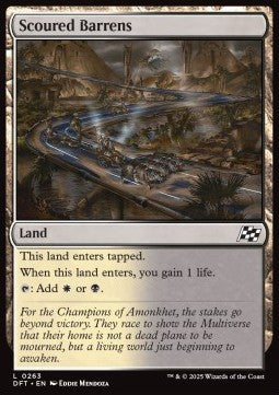 Scoured Barrens - Aetherdrift (Common) [DFT-263] - JotaCards - Tu Tienda de TCG