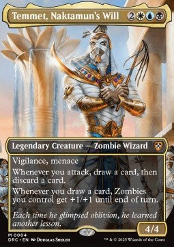 Temmet, Naktamun's Will - Commander: Aetherdrift (Mythic) [DRC-4] - JotaCards - Tu Tienda de TCG