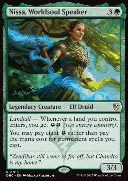 Nissa, Worldsoul Speaker - Commander: Aetherdrift (Rare) [DRC-13] - JotaCards - Tu Tienda de TCG
