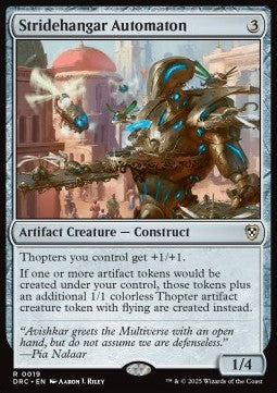 Stridehangar Automaton - Commander: Aetherdrift (Rare) [DRC-19] - JotaCards - Tu Tienda de TCG
