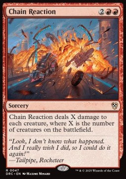 Chain Reaction - Commander: Aetherdrift (Rare) [DRC-47] - JotaCards - Tu Tienda de TCG