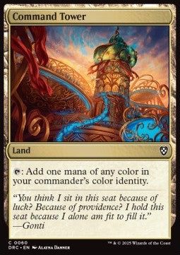 Command Tower - Commander: Aetherdrift (Common) [DRC-60] - JotaCards - Tu Tienda de TCG