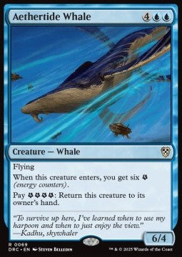 Aethertide Whale - Commander: Aetherdrift (Rare) [DRC-69] - JotaCards - Tu Tienda de TCG