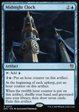 Midnight Clock - Commander: Aetherdrift (Rare) [DRC-79] - JotaCards - Tu Tienda de TCG