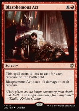 Blasphemous Act - Commander: Aetherdrift (Rare) [DRC-101] - JotaCards - Tu Tienda de TCG