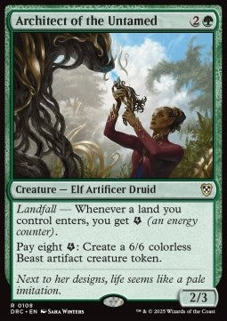 Architect of the Untamed - Commander: Aetherdrift (Rare) [DRC-108] - JotaCards - Tu Tienda de TCG