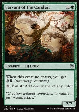 Servant of the Conduit - Commander: Aetherdrift (Uncommon) [DRC-114] - JotaCards - Tu Tienda de TCG
