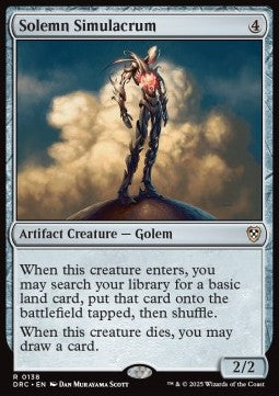 Solemn Simulacrum - Commander: Aetherdrift (Rare) [DRC-138] - JotaCards - Tu Tienda de TCG