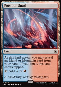 Frostboil Snarl - Commander: Aetherdrift (Rare) [DRC-158] - JotaCards - Tu Tienda de TCG