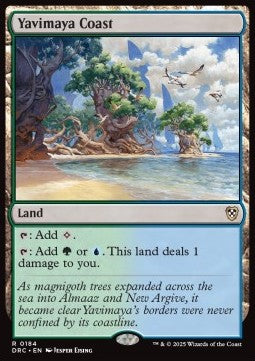 Yavimaya Coast - Commander: Aetherdrift (Rare) [DRC-184] - JotaCards - Tu Tienda de TCG