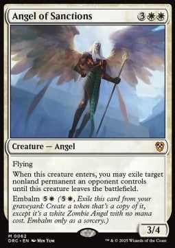 Angel of Sanctions - Commander: Aetherdrift (Mythic) [DRC-62] - JotaCards - Tu Tienda de TCG