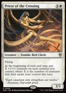 Priest of the Crossing - Commander: Aetherdrift (Rare) [DRC-6] - JotaCards - Tu Tienda de TCG