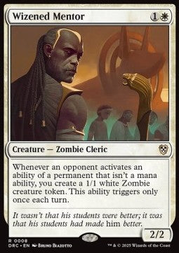 Wizened Mentor - Commander: Aetherdrift (Rare) [DRC-8] - JotaCards - Tu Tienda de TCG
