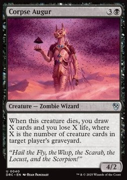 Corpse Augur - Commander: Aetherdrift (Uncommon) [DRC-40] - JotaCards - Tu Tienda de TCG