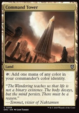 Command Tower (V.1) - Commander: Aetherdrift (Common) [DRC-59] - JotaCards - Tu Tienda de TCG