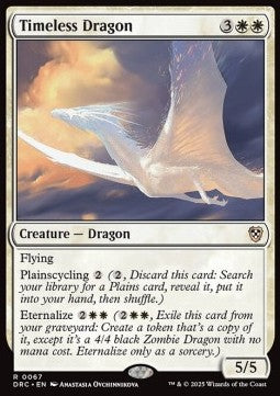 Timeless Dragon - Commander: Aetherdrift (Rare) [DRC-67] - JotaCards - Tu Tienda de TCG