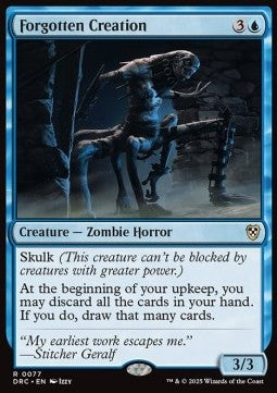 Forgotten Creation - Commander: Aetherdrift (Rare) [DRC-77] - JotaCards - Tu Tienda de TCG