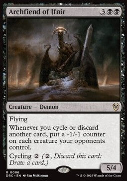 Archfiend of Ifnir - Commander: Aetherdrift (Rare) [DRC-86] - JotaCards - Tu Tienda de TCG
