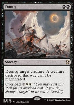 Damn - Commander: Aetherdrift (Rare) [DRC-89] - JotaCards - Tu Tienda de TCG
