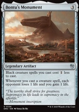 Bontu's Monument - Commander: Aetherdrift (Uncommon) [DRC-124] - JotaCards - Tu Tienda de TCG