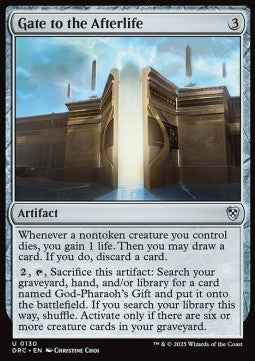 Gate to the Afterlife - Commander: Aetherdrift (Uncommon) [DRC-130] - JotaCards - Tu Tienda de TCG