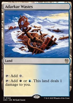 Adarkar Wastes - Commander: Aetherdrift (Rare) [DRC-144] - JotaCards - Tu Tienda de TCG