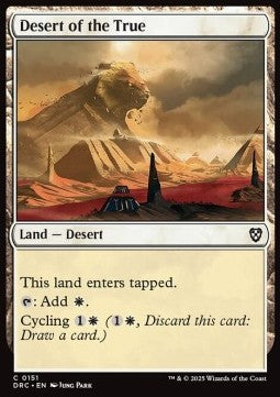 Desert of the True - Commander: Aetherdrift (Common) [DRC-151] - JotaCards - Tu Tienda de TCG