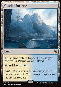Glacial Fortress - Commander: Aetherdrift (Rare) [DRC-159] - JotaCards - Tu Tienda de TCG