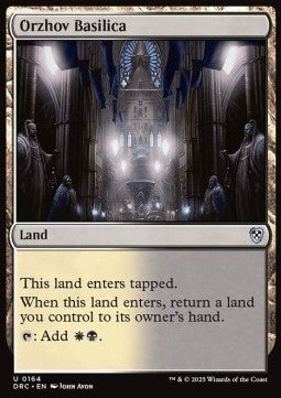 Orzhov Basilica - Commander: Aetherdrift (Uncommon) [DRC-164] - JotaCards - Tu Tienda de TCG