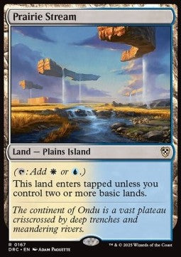 Prairie Stream - Commander: Aetherdrift (Rare) [DRC-167] - JotaCards - Tu Tienda de TCG