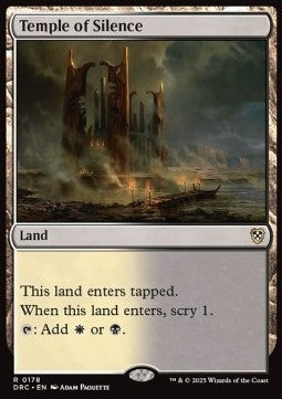 Temple of Silence - Commander: Aetherdrift (Rare) [DRC-178] - JotaCards - Tu Tienda de TCG