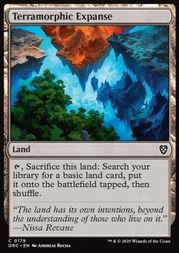 Terramorphic Expanse - Commander: Aetherdrift (Rare) [DRC-179] - JotaCards - Tu Tienda de TCG