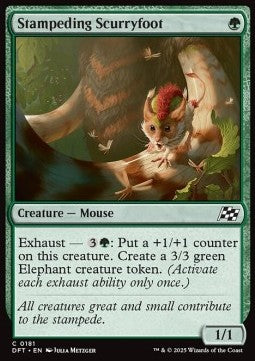 Stampeding Scurryfoot - Aetherdrift (Common) [DFT-181] - JotaCards - Tu Tienda de TCG