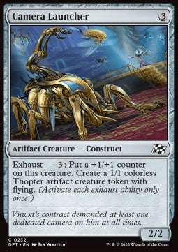 Camera Launcher - Aetherdrift (Common) [DFT-232] - JotaCards - Tu Tienda de TCG