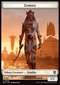 Zombie Token (W 1/1) // Angel of Sanctions Token - Aetherdrift: Tokens (Token) [TDFT-CT 3/1] - JotaCards - Tu Tienda de TCG