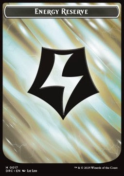 Energy Reserve // Energy Reserve - Aetherdrift: Tokens (Token) [TDFT-CT17] - JotaCards - Tu Tienda de TCG