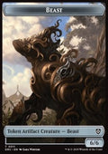 Beast Token (A 6/6) // Construct Token (A 4/4) - Aetherdrift: Tokens (Token) [TDFT-CT 11/12] - JotaCards - Tu Tienda de TCG