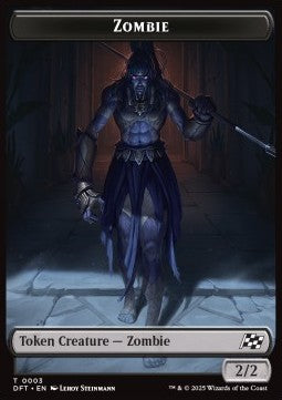 Zombie Token (B 2/2) // Zombie Token (B 2/2 Decayed) - Aetherdrift: Tokens (Token) [TDFT-CT 3/7] - JotaCards - Tu Tienda de TCG
