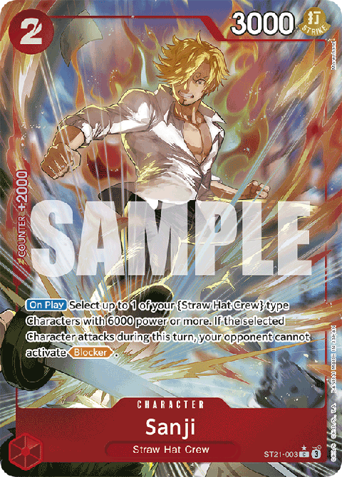 Sanji (ST21-003) (V.2) - Starter Deck: EX Gear 5 (Alternate Art) [ST-21-003] - JotaCards - Tu Tienda de TCG