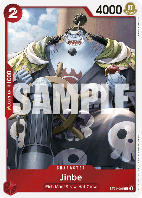 Jinbe (ST21-005) (V.1) - Starter Deck: EX Gear 5 (Common) [ST-21-005] - JotaCards - Tu Tienda de TCG