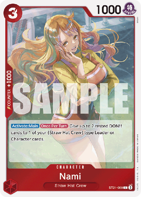 Nami (ST21-009) (V.1) - Starter Deck: EX Gear 5 (Common) [ST-21-009] - JotaCards - Tu Tienda de TCG