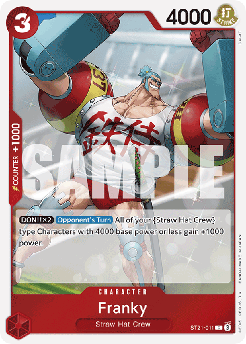 Franky (ST21-011) (V.1) - Starter Deck: EX Gear 5 (Common) [ST-21-011] - JotaCards - Tu Tienda de TCG