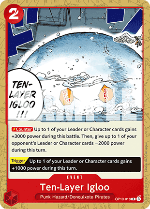 Ten-Layer Igloo (OP10-018) - Royal Blood (Common) [OP10-018] - JotaCards - Tu Tienda de TCG