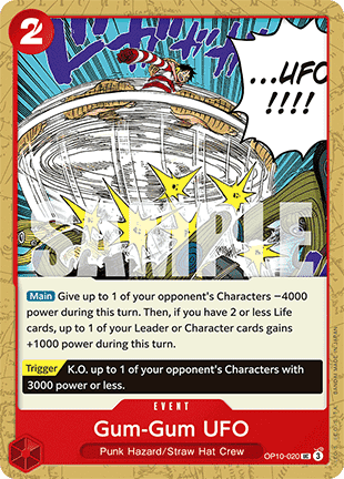 Gum-Gum UFO (OP10-020) - Royal Blood (Uncommon) [OP10-020] - JotaCards - Tu Tienda de TCG